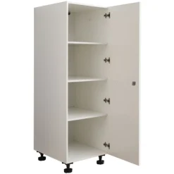 Säulenschrank für Waschmaschine Laundreezy | 50 x 68 x 162 cm | Weiß