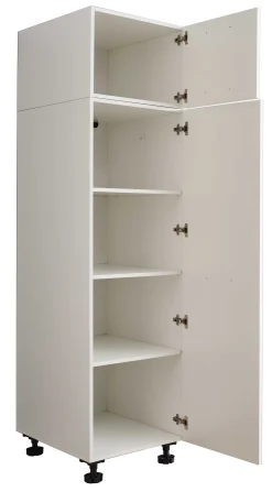 Säulenschrank für Waschmaschine Laundreezy | 50 x 68 x 162 cm | Weiß