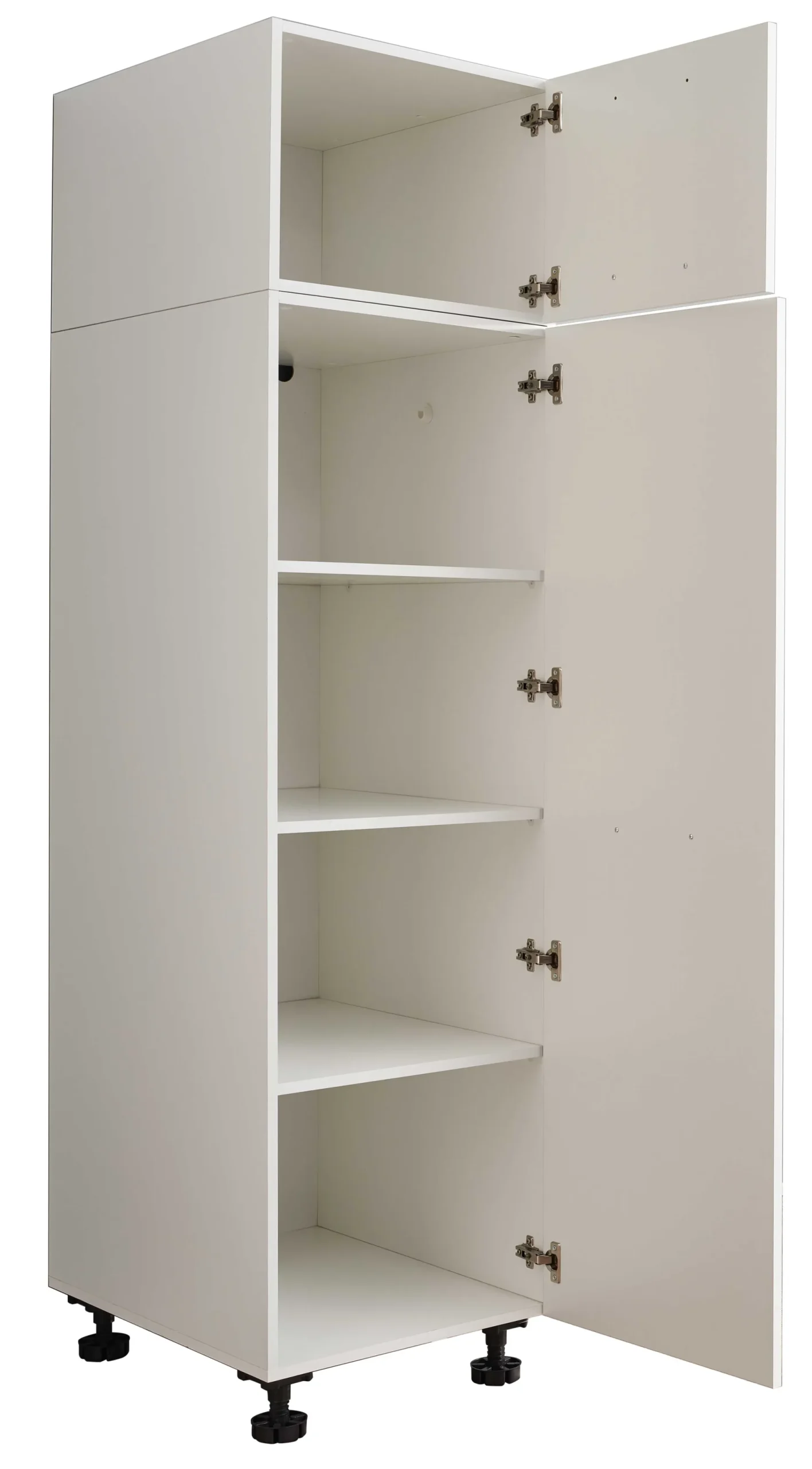 Säulenschrank für Waschmaschine Laundreezy | 50 x 68 x 162 cm | Weiß