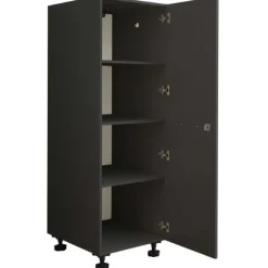 Säulenschrank für Waschmaschinenschränke Laundreezy | 50 x 68 x 162 cm | Anthrazit