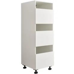 Säulenschrank für Waschmaschine Laundreezy | 50 x 68 x 162 cm | Weiß