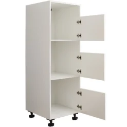 Säulenschrank für Waschmaschine Laundreezy | 50 x 68 x 162 cm | Weiß