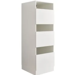 Säulenschrank für Waschmaschine Laundreezy | 50 x 68 x 162 cm | Weiß
