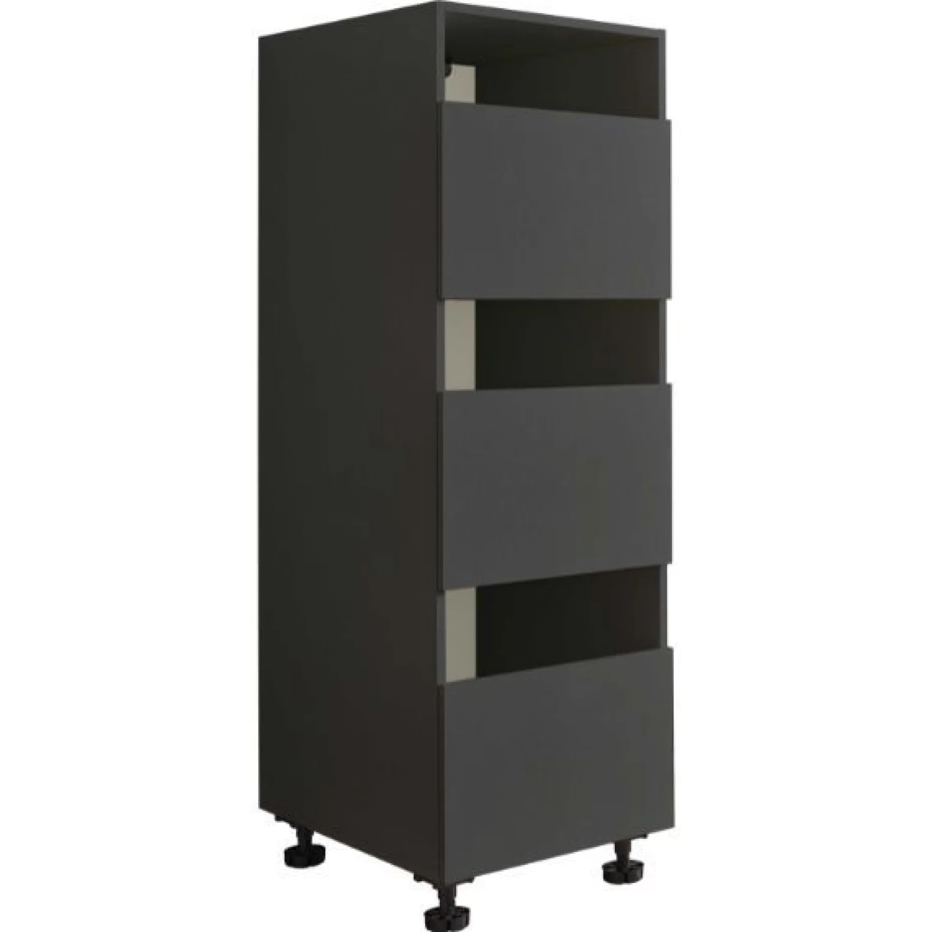 Säulenschrank für Waschmaschinenschränke Laundreezy | 50 x 68 x 162 cm | Anthrazit