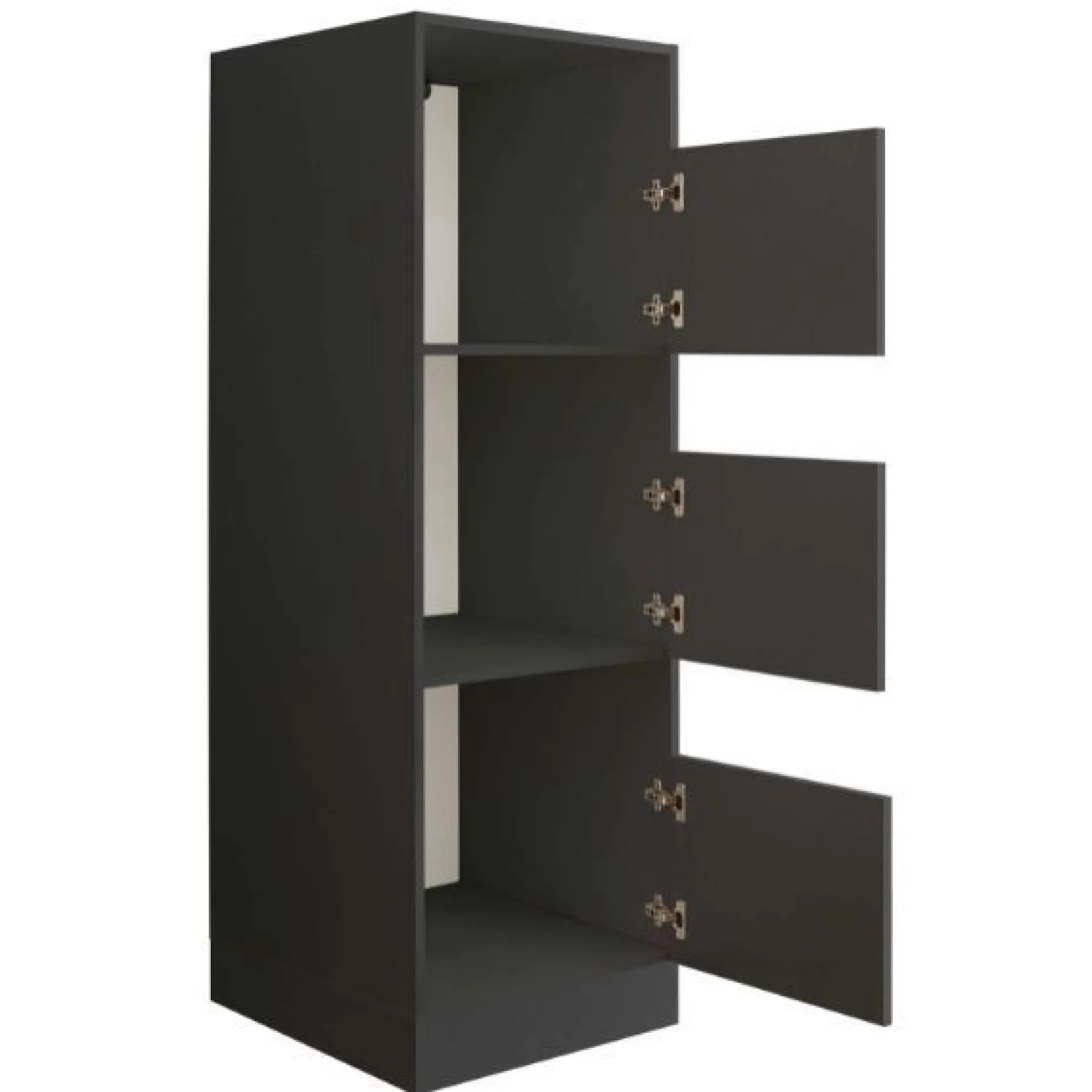 Säulenschrank für Waschmaschinenschränke Laundreezy | 50 x 68 x 162 cm | Anthrazit