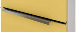 Säulenschrank Hansen 40cm 2 Türen und 1 Schublade - gelb/weiß