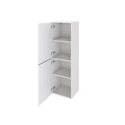 Säulenschrank Hansen 40cm 2 Türen - weiß