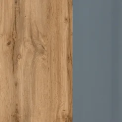 Säulenschrank Helina 40cm 2 Türen - Eiche/grau