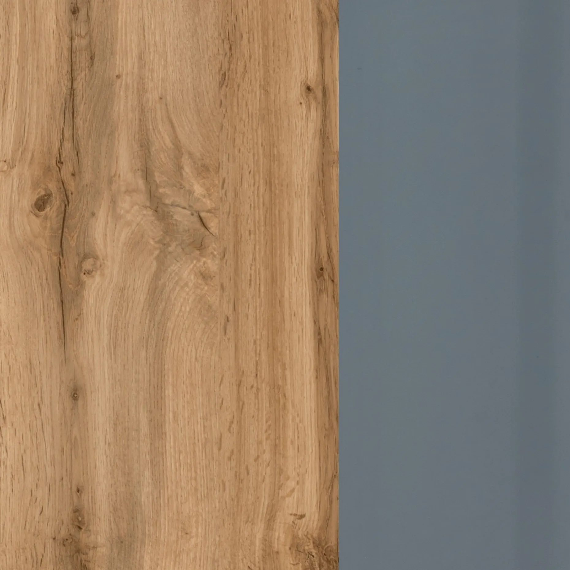 Säulenschrank Helina 40cm 2 Türen - Eiche/grau