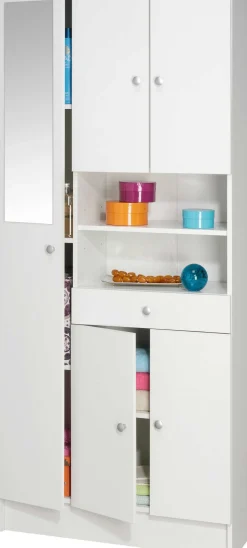 Säulenschrank Imogen-mattweiß