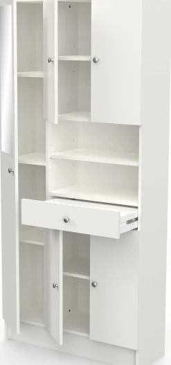 Säulenschrank Imogen-mattweiß