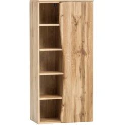 Säulenschrank Karan 60cm 1 Tür - Eiche