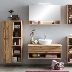 Säulenschrank Karan 60cm 1 Tür - Eiche