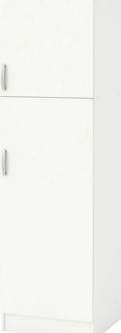 Säulenschrank Küche Nova | 60 x 56,6 x 204 cm | Weiß