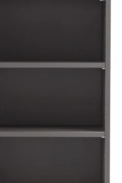 Säulenschrank Kornel/Pisca 40cm 2 Türen und 1 Schublade - graphitgrau