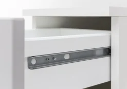 Säulenschrank Pares 30cm 2 Türen und 1 Schublade - Eiche weiß/wotan
