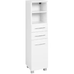 Säulenschrank Portofino | 30 x 35 x 117 cm | Weiß