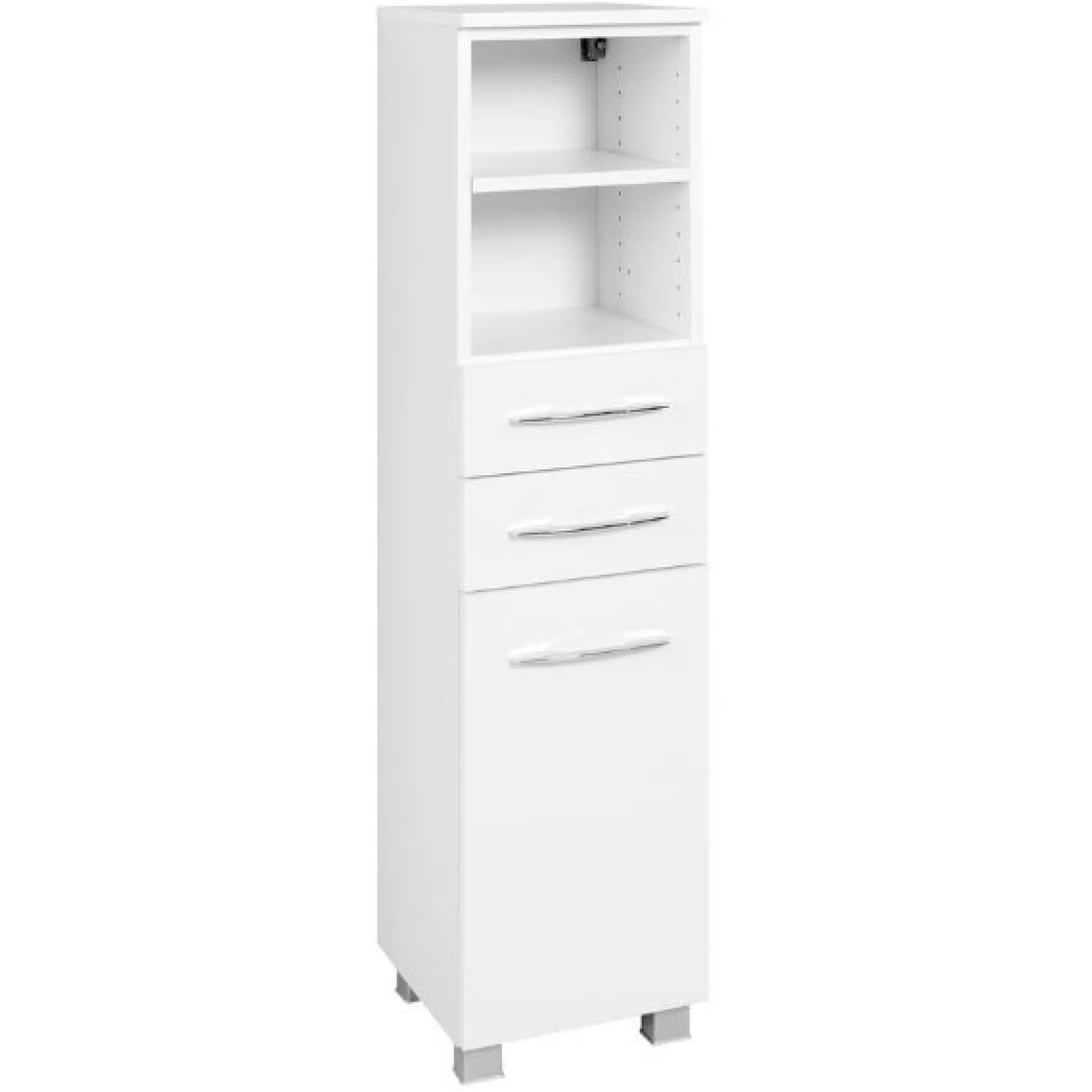 Säulenschrank Portofino | 30 x 35 x 117 cm | Weiß