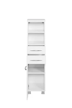 Säulenschrank Portofino | 30 x 35 x 117 cm | Weiß