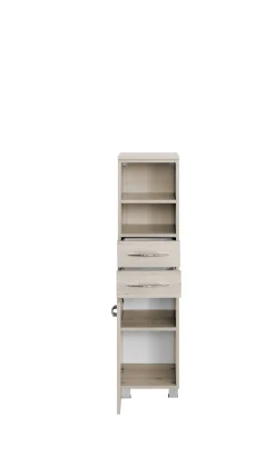 Säulenschrank Portofino | 30 x 35 x 117 cm | Beech Oak Design