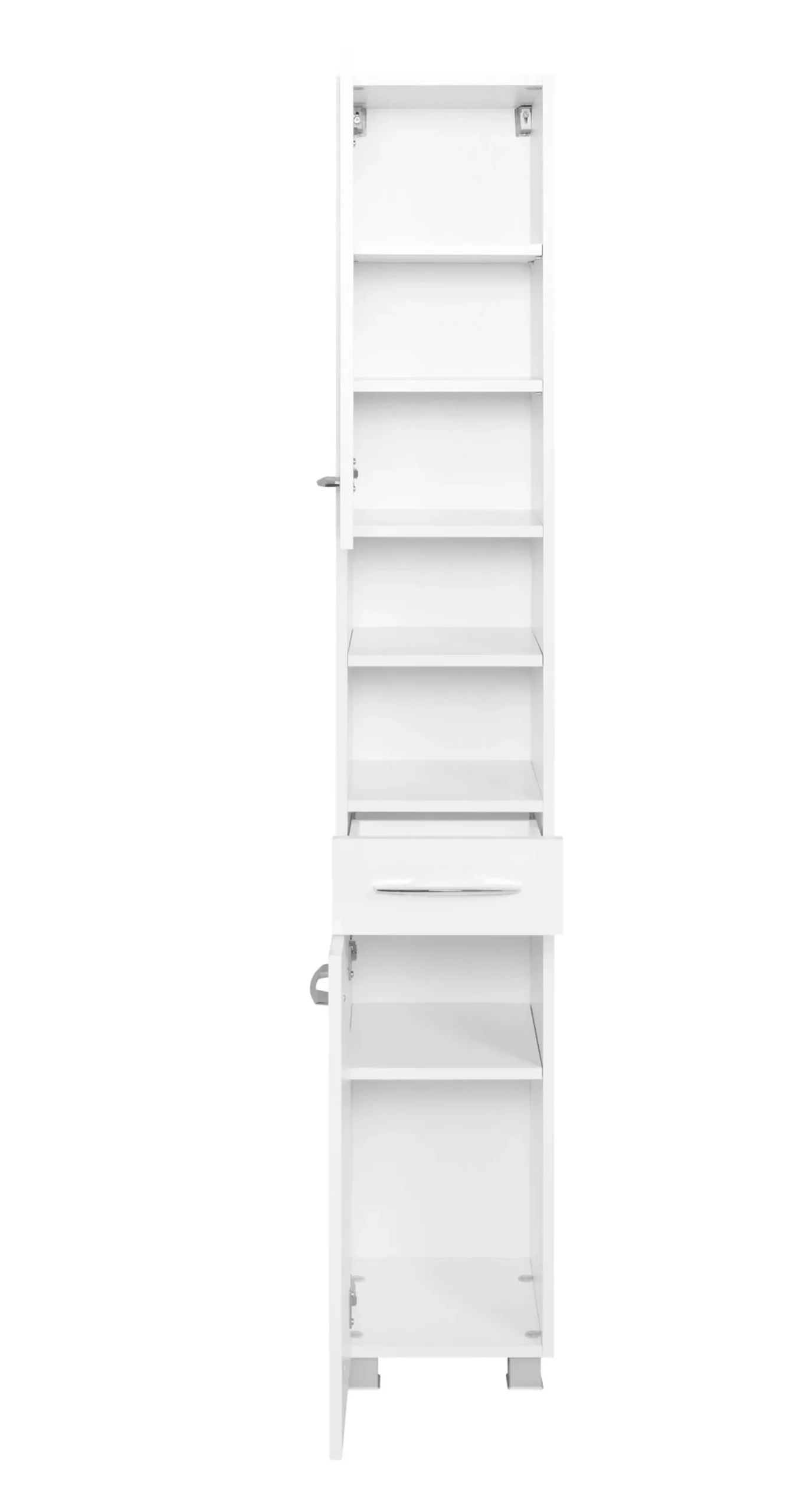 Säulenschrank Portofino | 30 x 35 x 180 cm | weiß