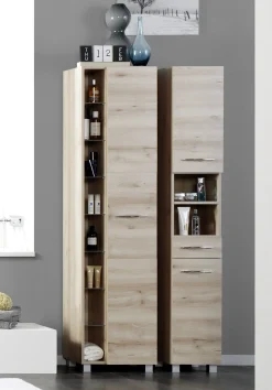 Säulenschrank Portofino | 30 x 35 x 180 cm | Beech Oak Design