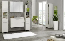 Säulenschrank Portofino | 45 x 35 x 180 cm | Weiß