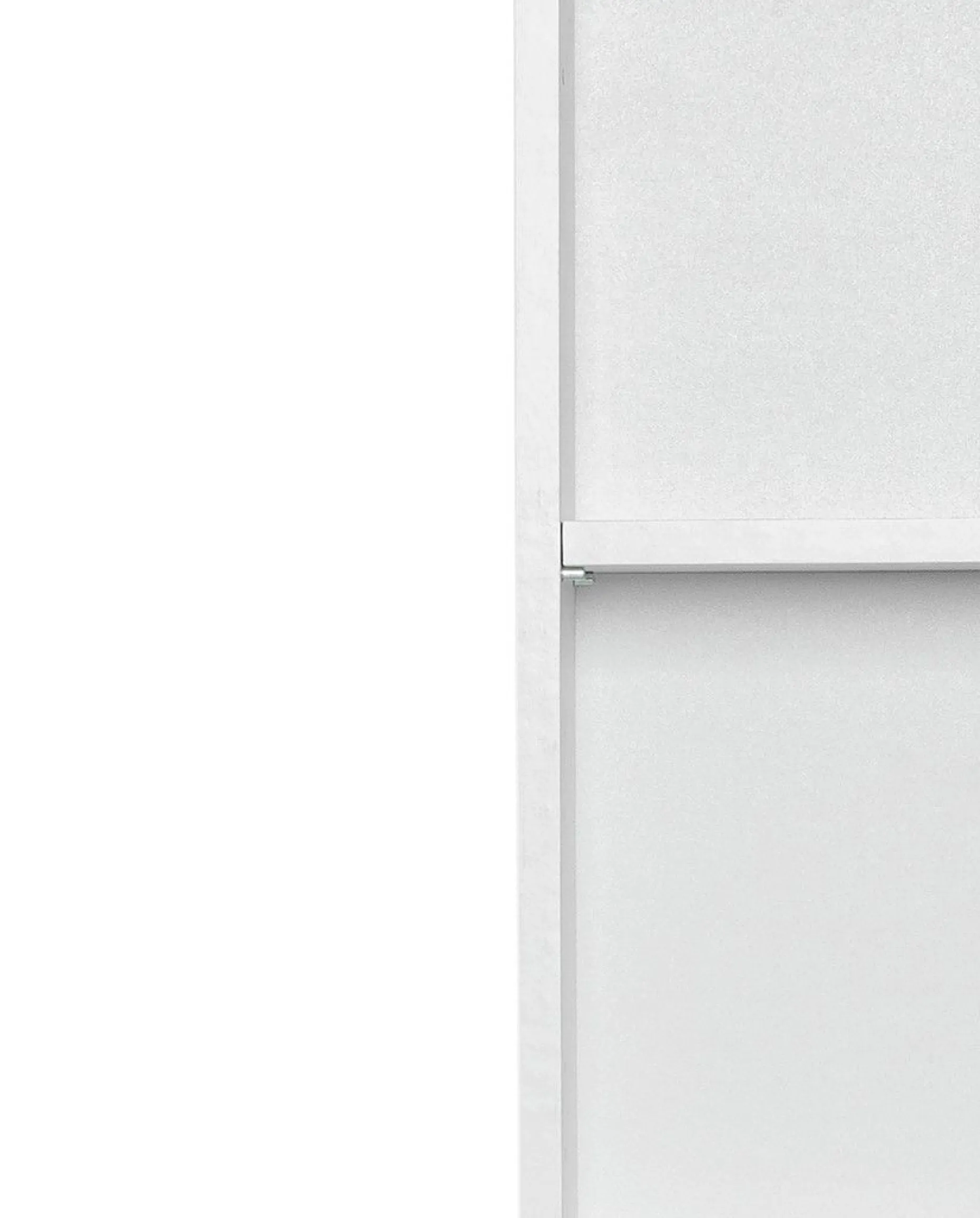 Säulenschrank Ricca 50cm 4 Türen und 1 Schublade - weiß/hellgrau