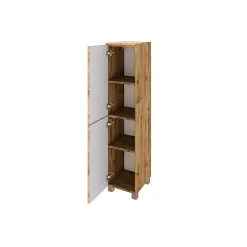 Säulenschrank Sefa 30cm 2 Türen - Eiche wotan