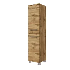Säulenschrank Sefa 30cm 2 Türen - Eiche wotan