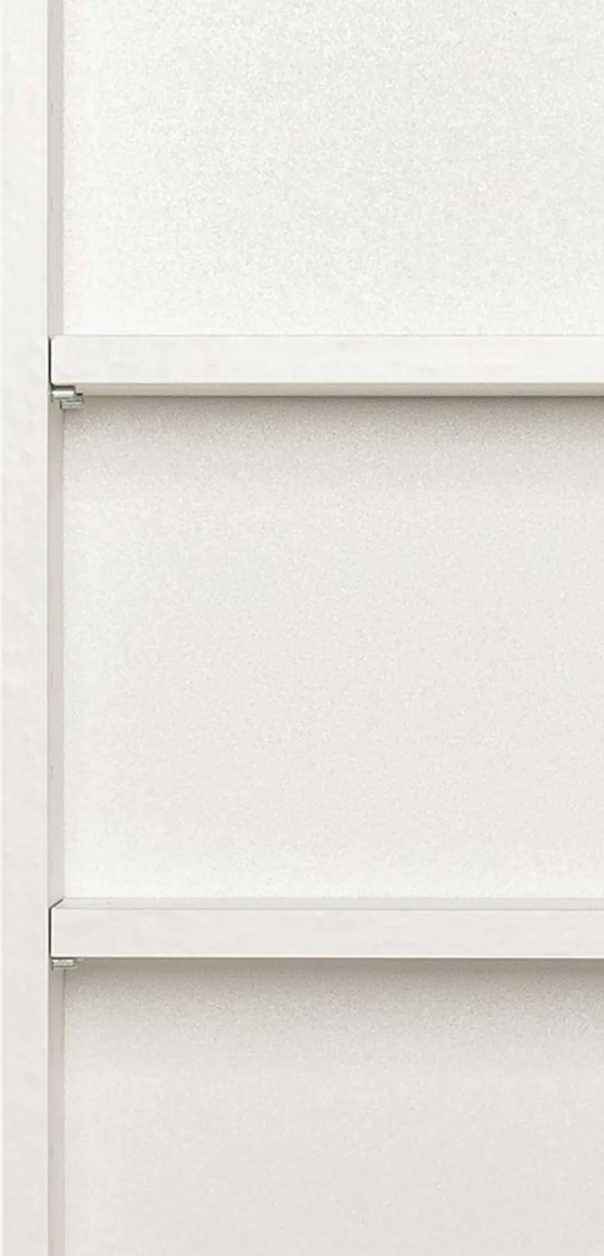 Säulenschrank Small 25cm 1 Schublade und 2 Türen - hochglänzend weiß