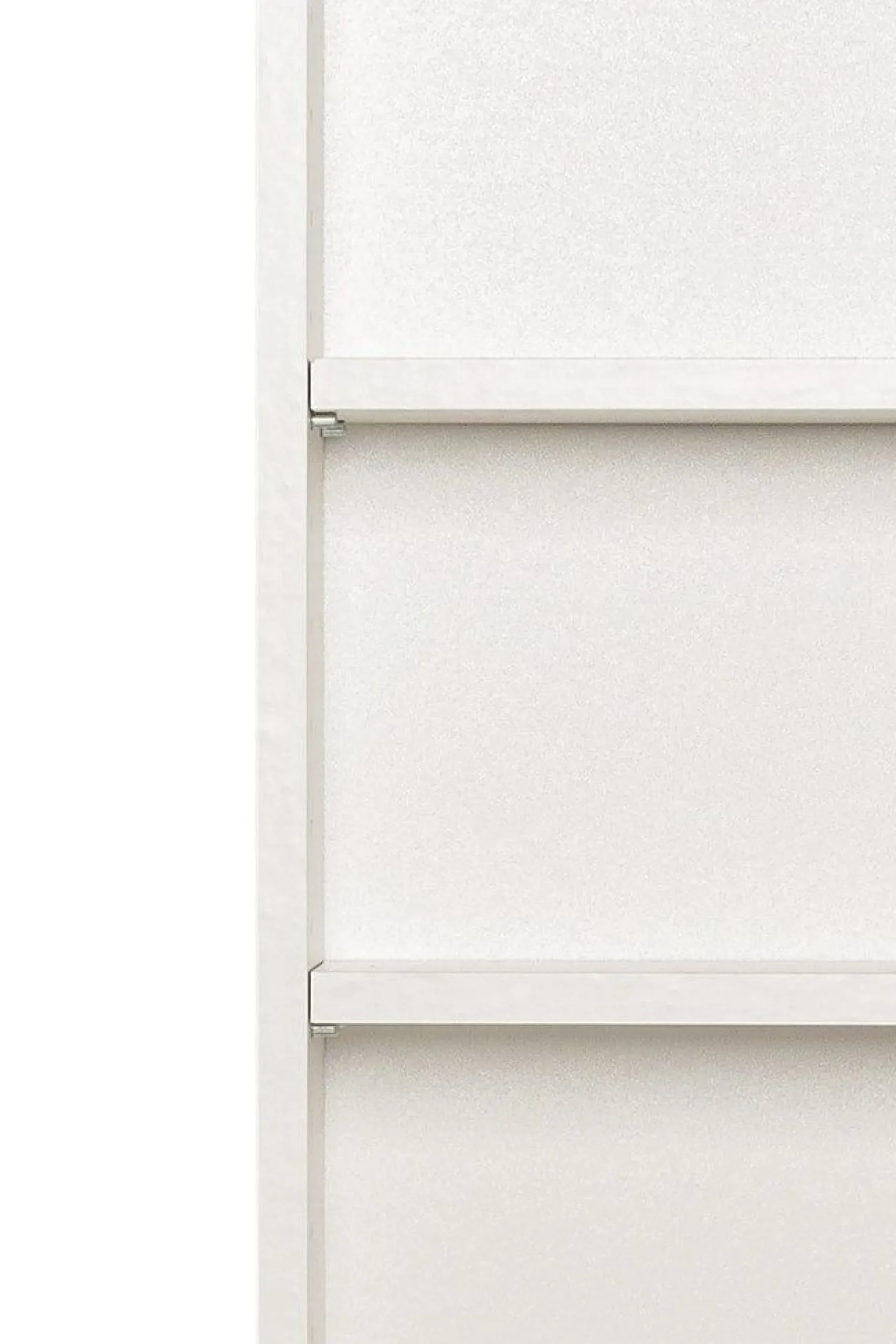 Säulenschrank Small 50cm 2 Türen - Hochglanz weiß