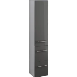 Held Säulenschrank Small 25cm 1 Tür und 2 Schubladen - hochglanz-