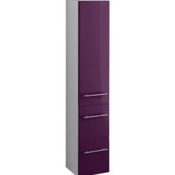 Held Säulenschrank Small 25cm 1 Tür und 2 Schubladen - hochglänzend