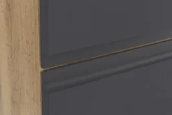 Säulenschrank Varese | 40 x 35 x 180 cm | Design Graphitgrau