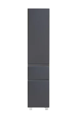Säulenschrank Varese | 40 x 35 x 180 cm | Design Graphitgrau