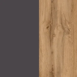 Säulenschrank Varese | 40 x 35 x 180 cm | Design Graphitgrau
