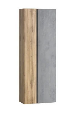 Säulenschrank Varese | 65 x 35 x 180 cm | Farbe Beton