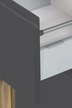 Säulenschrank Varese | 65 x 35 x 180 cm | Grau