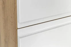 Säulenschrank Varese | 65 x 35 x 180 cm | Weiß