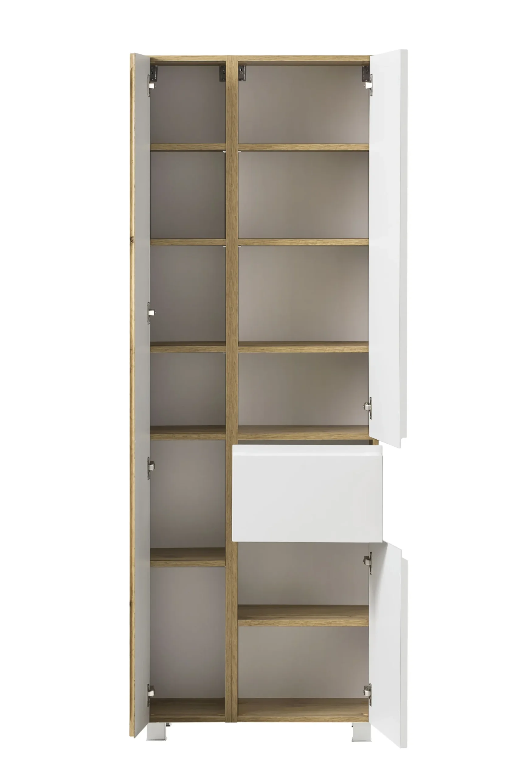 Säulenschrank Varese | 65 x 35 x 180 cm | Weiß