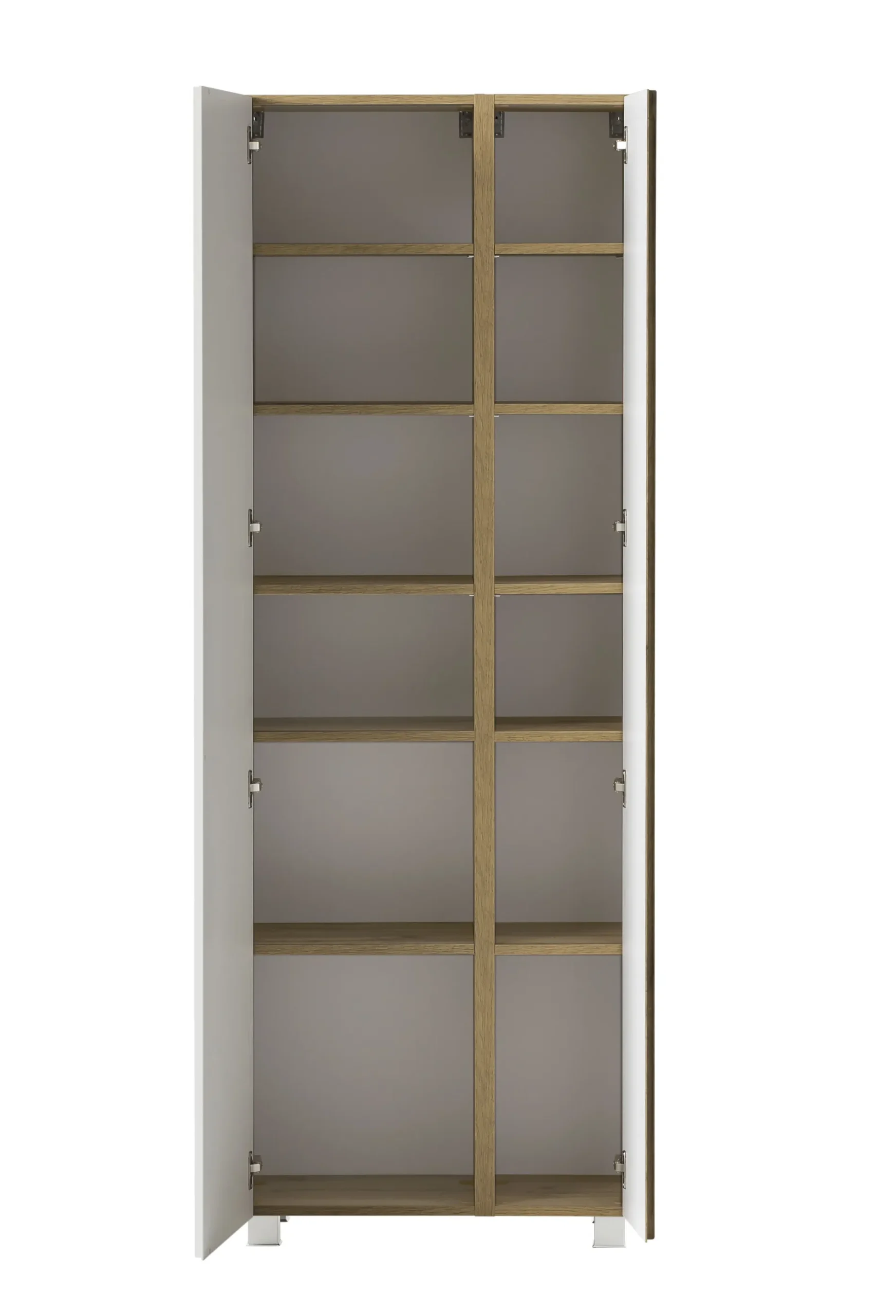 Säulenschrank Varese | 65 x 35 x 180 cm | Weiß