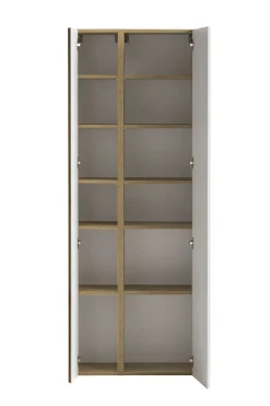 Säulenschrank Varese | 65 x 35 x 180 cm | Weiß