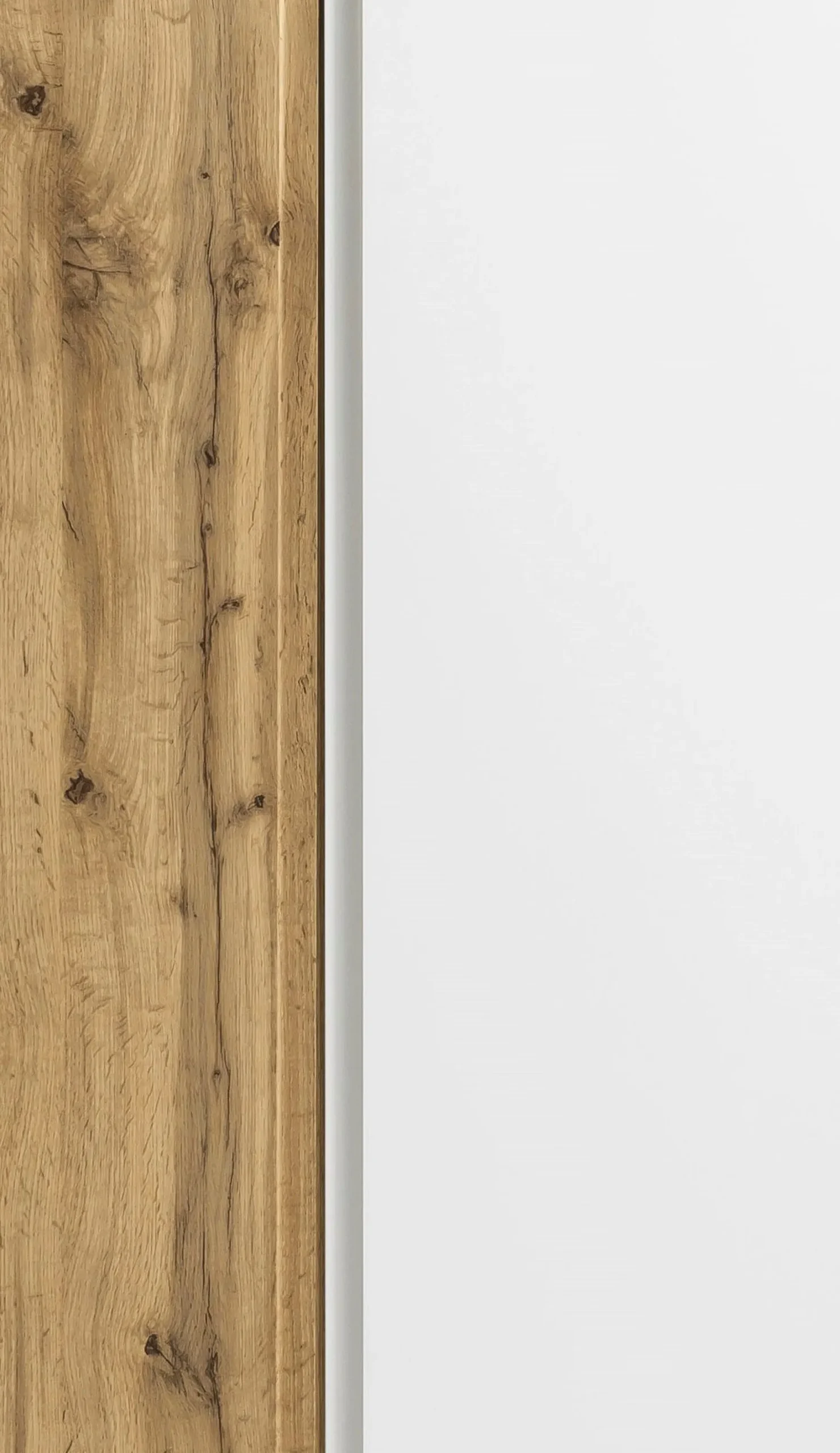 Säulenschrank Varese | 65 x 35 x 180 cm | Weiß