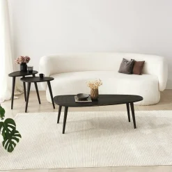 Emob Sweet Couchtisch | Kiefernholz | Anthrazit
