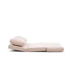 Emob Taida 2-Sitzer-Schlafsofa | Metallrahmen | Creme