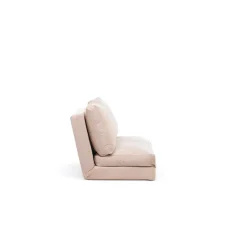 Emob Taida 2-Sitzer-Schlafsofa | Metallrahmen | Creme
