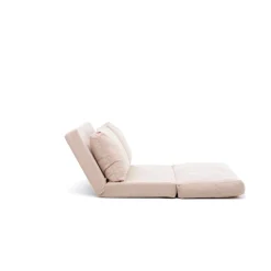 Emob Taida 2-Sitzer-Schlafsofa | Metallrahmen | Creme