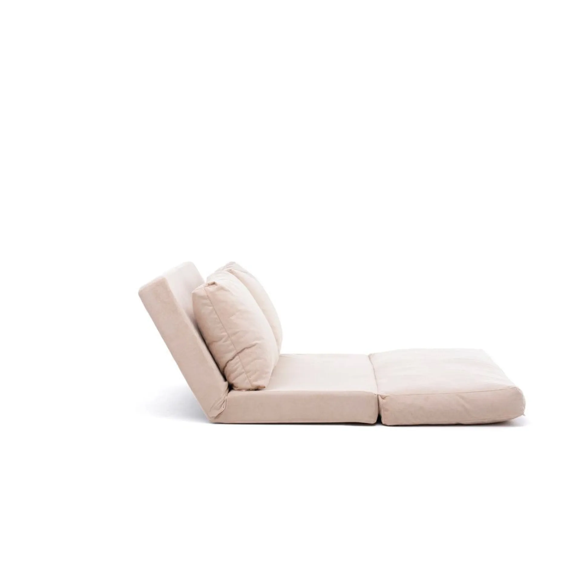Emob Taida 2-Sitzer-Schlafsofa | Metallrahmen | Creme