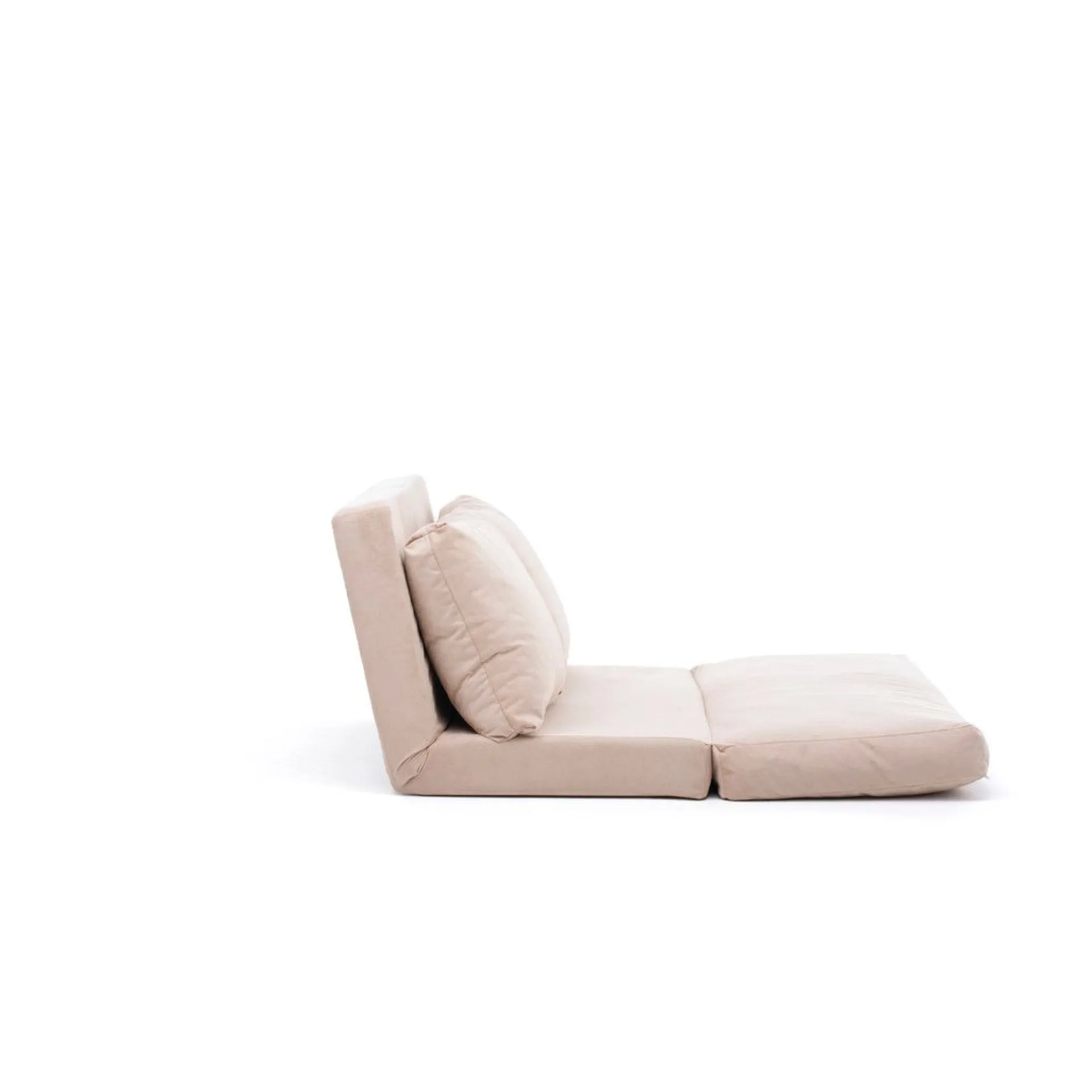 Emob Taida 2-Sitzer-Schlafsofa | Metallrahmen | Creme